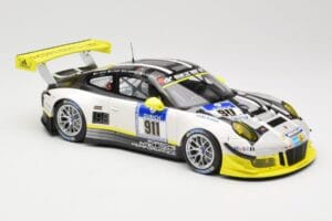 Porsche 911 991.1 GT3 R #911 Manthey Racing N. Tandy / E. Bamber 24h Nurburgring 2016 Minichamps 1:18 155166911 Metāls — attēls 4 no 6