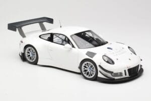 Porsche 911 991.1 GT3 R Balts Ar Sudraba Diskiem Minichamps 1:18 153166000 Metāls — attēls 4 no 6