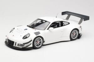 Porsche 911 991.1 GT3 R Balts Ar Sudraba Diskiem Minichamps 1:18 153166000 Metāls