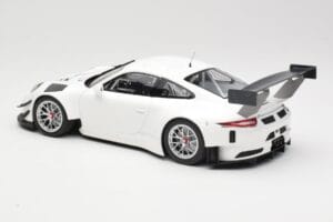 Porsche 911 991.1 GT3 R Balts Ar Sudraba Diskiem Minichamps 1:18 153166000 Metāls — attēls 5 no 6