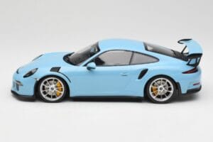 Porsche 911 991.1 GT3 RS Zils Matēti Diski Minichamps 1:18 153066235 Metāls — attēls 3 no 6