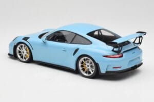 Porsche 911 991.1 GT3 RS Zils Matēti Diski Minichamps 1:18 153066235 Metāls — attēls 5 no 6