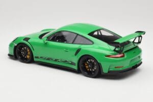 Porsche 911 991.1 GT3 RS Zaļš Melni Diski Minichamps 1:18 153066228 Metāls — attēls 5 no 6