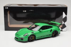 Porsche 911 991.1 GT3 RS Zaļš Melni Diski Minichamps 1:18 153066228 Metāls — attēls 6 no 6