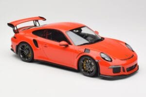 Porsche 911 991.1 GT3 RS Lava Orange Minichamps 1:18 155066220 Metāls — attēls 4 no 6