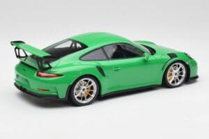 Porsche 911 991.1 GT3 RS Lizard Zaļš & Sudraba Riteņi Minichamps 1:18 153066229 Metāls — attēls 2 no 6