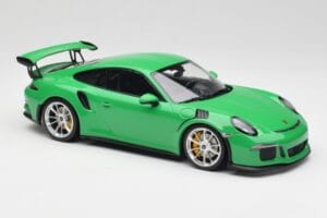 Porsche 911 991.1 GT3 RS Lizard Zaļš & Sudraba Riteņi Minichamps 1:18 153066229 Metāls — attēls 4 no 6