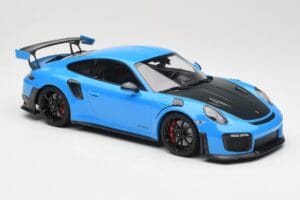 Porsche 911 991.2 GT2 RS Zils ar Melniem Diskiem Minichamps 1:18 155068308 Metāls — attēls 4 no 6