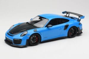 Porsche 911 991.2 GT2 RS Zils ar Melniem Diskiem Minichamps 1:18 155068308 Metāls