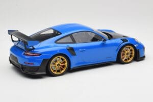 Porsche 911 991.2 GT2 RS Zils ar Zelta Diskiem Minichamps 1:18 155068302 Metāls — attēls 2 no 6