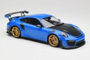 Porsche 911 991.2 GT2 RS Zils ar Zelta Diskiem Minichamps 1:18 155068302 Metāls — attēls 4 no 6