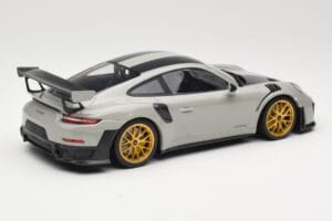 Porsche 911 991.2 GT2 RS Chalk Weissach Package Zelta Diski Minichamps 1:18 155068304 Metāls — attēls 2 no 6
