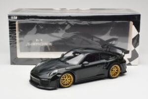 Porsche 911 991.2 GT2 RS Zaļš Weissach Package Zelta Diski Minichamps 1:18 155068306 Metāls — attēls 6 no 6