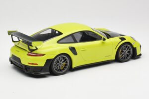 Porsche 911 991.2 GT2 RS Laima Zaļš ar Sudraba Diskiem Minichamps 1:18 155068309 Metāls — attēls 2 no 6