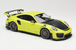 Porsche 911 991.2 GT2 RS Laima Zaļš ar Sudraba Diskiem Minichamps 1:18 155068309 Metāls — attēls 4 no 6