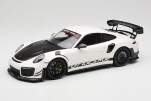 Porsche 911 991.2 GT2 RS Manthey Racing Balts Minichamps 1:18 MR-911-GT3RS-1802-W Metāls