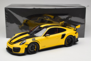 Porsche 911 991.2 GT2 RS Racing Yellow GT Spirit 1:12 GT535 Sveķi — attēls 6 no 6