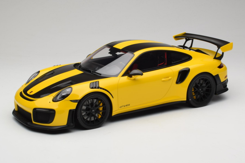 Porsche 911 991.2 GT2 RS Racing Yellow GT Spirit 1:12 GT535 Sveķi