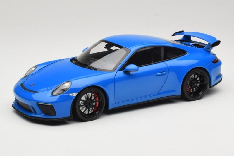 Porsche 911 991.2 GT3 Zils Minichamps 1:18 110067024 Metāls