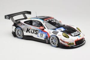 Porsche 911 991.2 GT3 R #17 Kues Team 75 Bernhard M. Christensen / K. Cairoli 24 Hours of Nurburgring 2018 Minichamps 1:18 15 — attēls 4 no 6