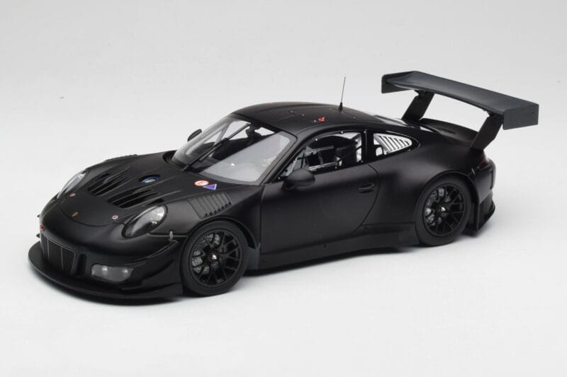 Porsche 911 991.2 GT3 R Matte Black Minichamps 1:18 155186901 Metāls