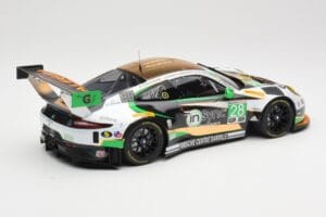 Porsche 911 991.2 GT3 R #28 Alegra Motorsports D. de Quesada / M. Morad Class Winners 24 Hours of Daytona 2017 Minichamps 1:1 — attēls 2 no 6