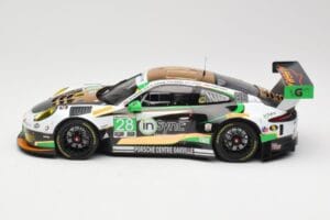 Porsche 911 991.2 GT3 R #28 Alegra Motorsports D. de Quesada / M. Morad Class Winners 24 Hours of Daytona 2017 Minichamps 1:1 — attēls 3 no 6