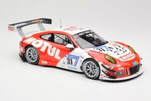 Porsche 911 991.2 GT3 R #31 Frikadelli Racing K. Bachler / M. Christensen 24 Hours of Nurburgring 2017 Minichamps 1:18 155176 — attēls 4 no 6