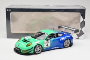 Porsche 911 991.2 GT3 R #4 Falken Motorsports J. Bergmeister / M. Ragginger VLN Westfalenfahrt 2017 Minichamps 1:18 155176904 — attēls 6 no 6