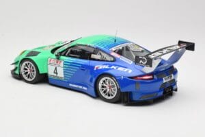 Porsche 911 991.2 GT3 R #4 Falken K. Bachler / M. Ragginger VLN Winner Round 6 2018 Minichamps 1:18 153186994 Metāls — attēls 5 no 6