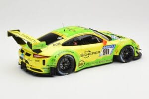 Porsche 911 991.2 GT3 R #911 Manthey Racing R. Dumas / F. Makowiecki 24 Hours of Nurburgring 2017 Minichamps 1:18 155176911 M — attēls 2 no 6