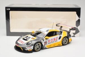 Porsche 911 991.2 GT3 R #99 Rowe Racing D. Olsen / M. Campbell 24 Hours of Spa 2019 Minichamps 1:18 155196099 Metāls — attēls 6 no 6