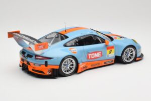 Porsche 911 991.2 GT3 R Pacific Gulf Racing #9 J. Lammers / K. Miura Super GT 300 Series 2017 Minichamps 1:18 155176909 Metāl — attēls 2 no 6