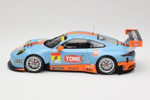 Porsche 911 991.2 GT3 R Pacific Gulf Racing #9 J. Lammers / K. Miura Super GT 300 Series 2017 Minichamps 1:18 155176909 Metāl — attēls 3 no 6