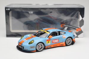 Porsche 911 991.2 GT3 R Pacific Gulf Racing #9 J. Lammers / K. Miura Super GT 300 Series 2017 Minichamps 1:18 155176909 Metāl — attēls 6 no 6