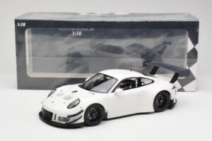 Porsche 911 991.2 GT3 R Balts ar Melniem Diskiem Minichamps 1:18 155186900 Metāls — attēls 6 no 6