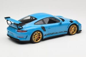 Porsche 911 991.2 GT3 RS Zils ar Zelta Diskiem Minichamps 1:18 155068222 Metāls — attēls 2 no 6