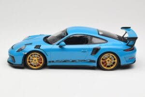 Porsche 911 991.2 GT3 RS Zils ar Zelta Diskiem Minichamps 1:18 155068222 Metāls — attēls 3 no 6