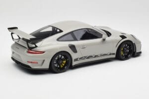 Porsche 911 991.2 GT3 RS Chalk Wording Melni Diski Minichamps 1:18 153068230 Metāls — attēls 2 no 6