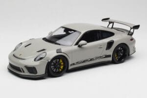 Porsche 911 991.2 GT3 RS Chalk Wording Melni Diski Minichamps 1:18 153068230 Metāls