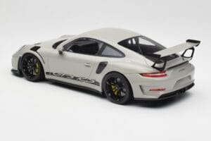 Porsche 911 991.2 GT3 RS Chalk Wording Melni Diski Minichamps 1:18 153068230 Metāls — attēls 5 no 6