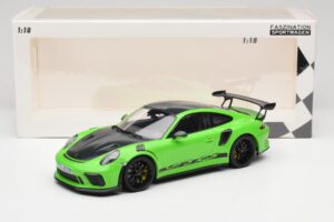 Porsche 911 991.2 GT3 RS Weissach Package Zaļš Minichamps 1:18 153068233 Metāls — attēls 6 no 6