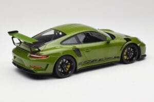 Porsche 911 991.2 GT3 RS Lizard Zaļš Ar Melniem Diskiem Minichamps 1:18 155068233 Metāls — attēls 2 no 6