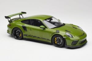 Porsche 911 991.2 GT3 RS Lizard Zaļš Ar Melniem Diskiem Minichamps 1:18 155068233 Metāls — attēls 4 no 6