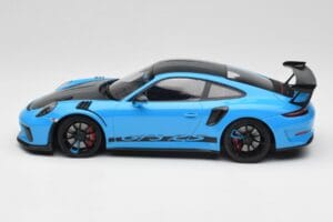 Porsche 911 991.2 GT3 RS Miami Zils Weissach Package & Melni Magnija Riteņi Minichamps 1:18 153068231 Metāls — attēls 3 no 6