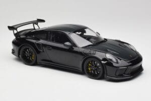 Porsche 911 991.2 GT3 RS Weissach Package Melns & Melni Riteņi Minichamps 1:18 153068228 Metāls — attēls 4 no 6