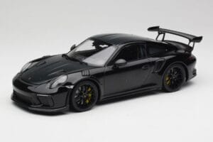 Porsche 911 991.2 GT3 RS Weissach Package Melns & Melni Riteņi Minichamps 1:18 153068228 Metāls