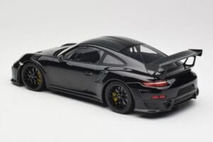 Porsche 911 991.2 GT3 RS Weissach Package Melns Ar Melniem Diskiem Minichamps 1:18 153068321 Metāls — attēls 5 no 6