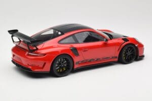 Porsche 911 991.2 GT3 RS Weissach Package Guards Red Melni Diski Minichamps 1:18 153068223 Metāls — attēls 2 no 6