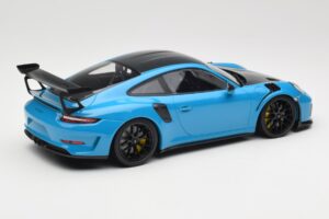 Porsche 911 991.2 GT3 RS Weissach Package Shark Blue Melni Magnija Diski Minichamps 1:18 153068224 Metāls — attēls 2 no 6